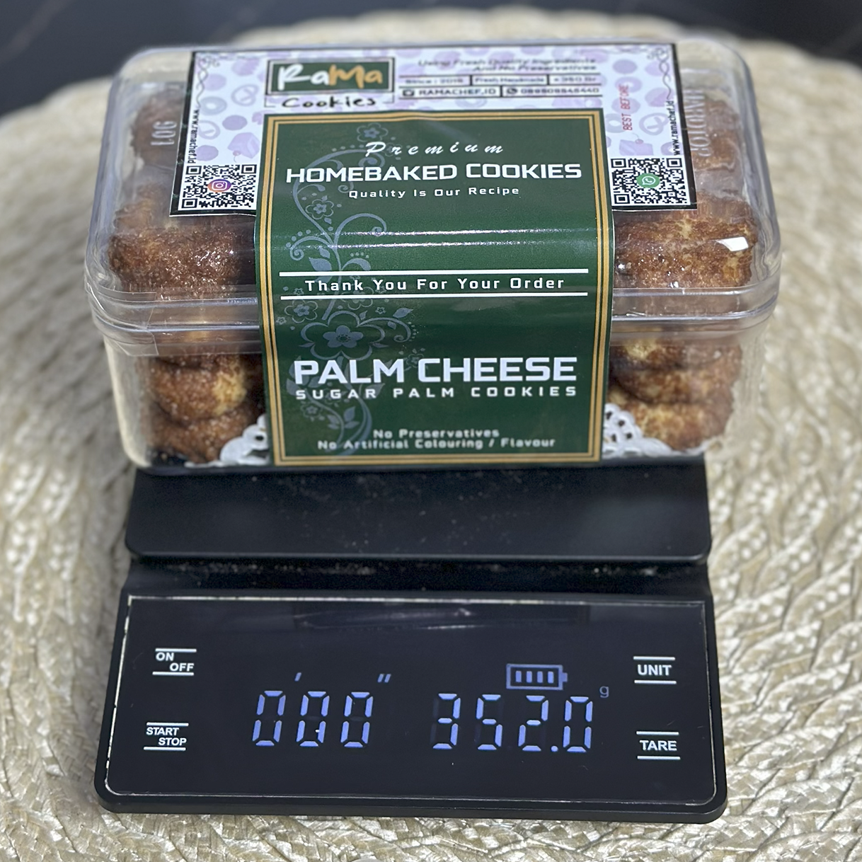 Kue Kering PALM CHEESE Sugar